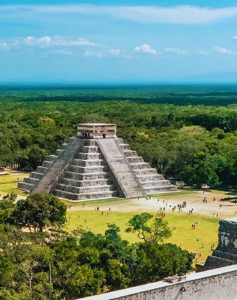 Pirámide de Kukulkán en Chichén Itzá