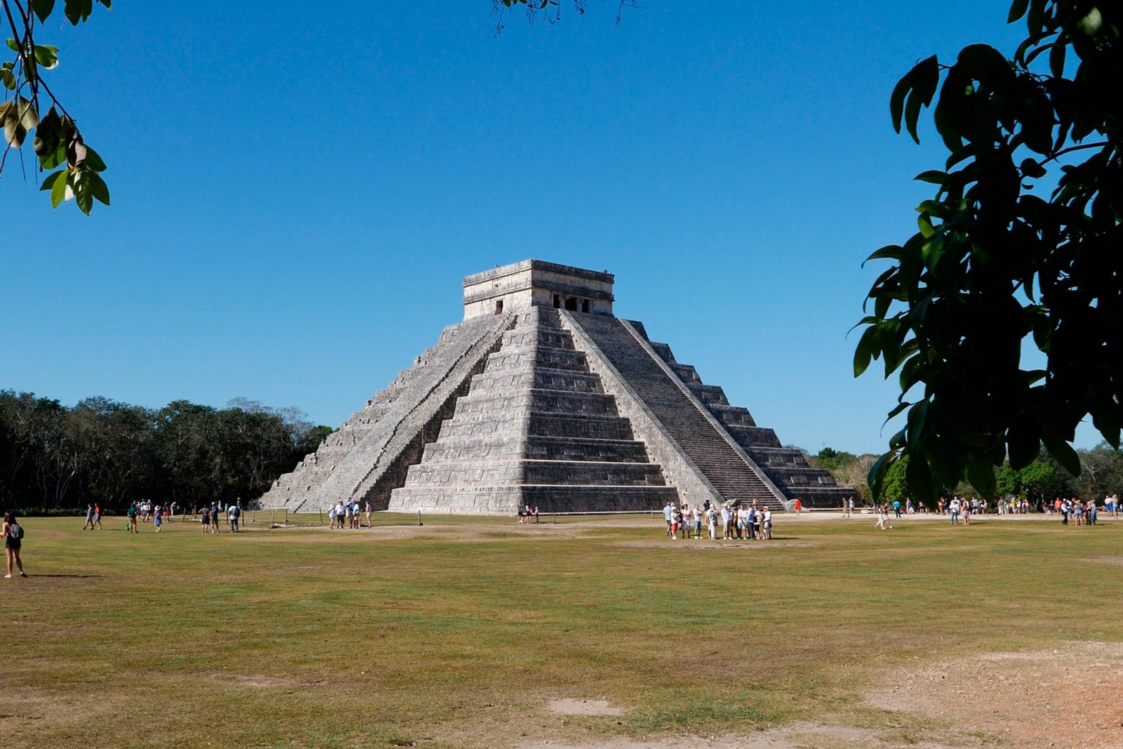 La explanada de Chichén Itzá